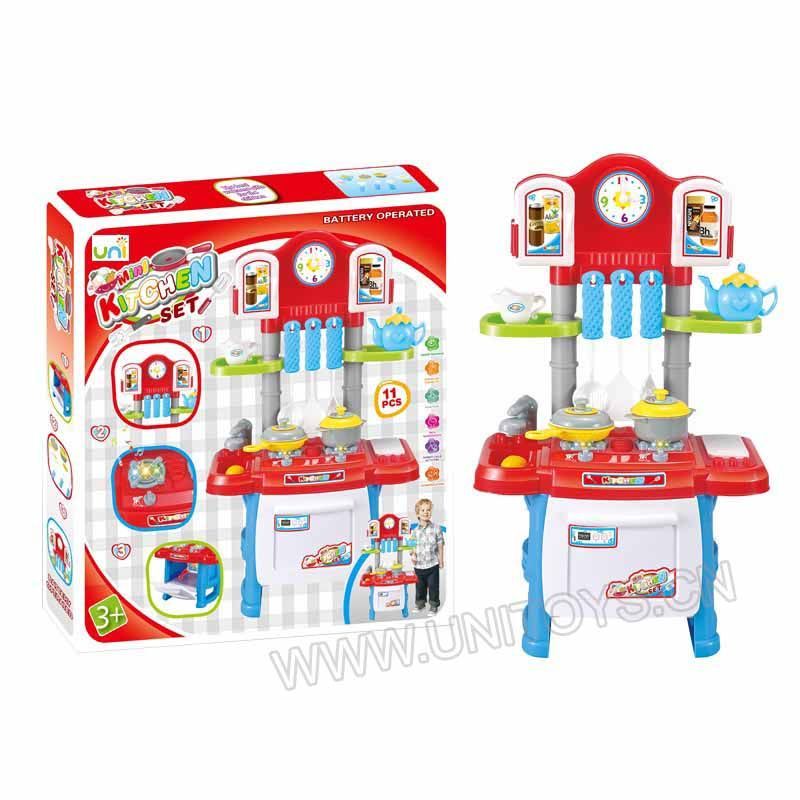 带灯光音乐餐具台套庄（11PCS）