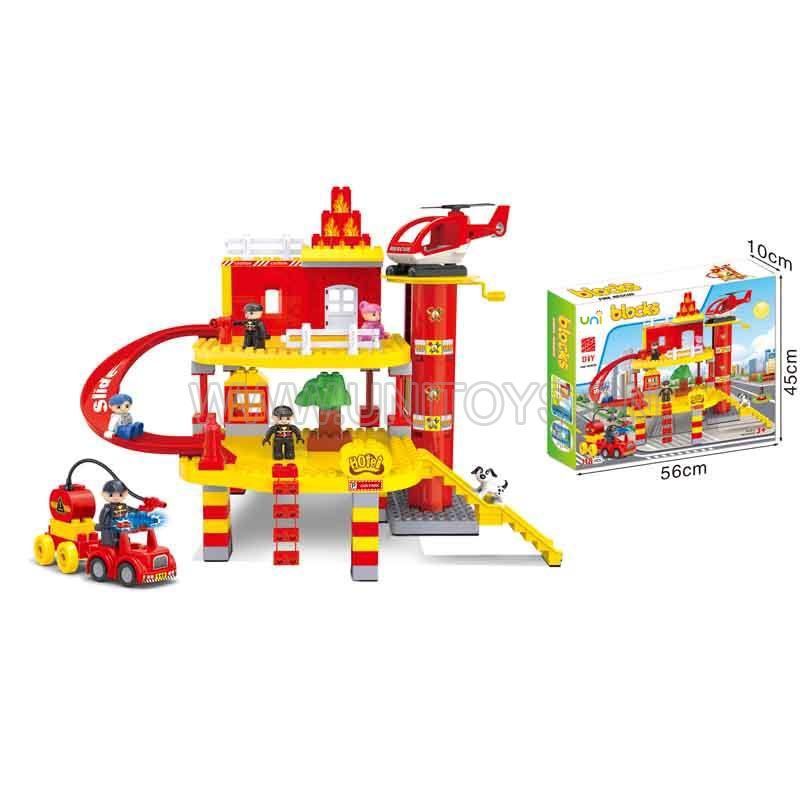 消防局积木套庄（118PCS）