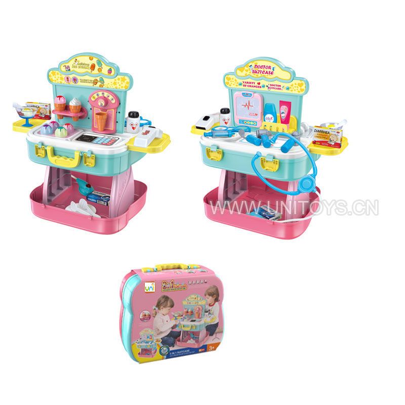 带声音医具台+雪糕车套装
